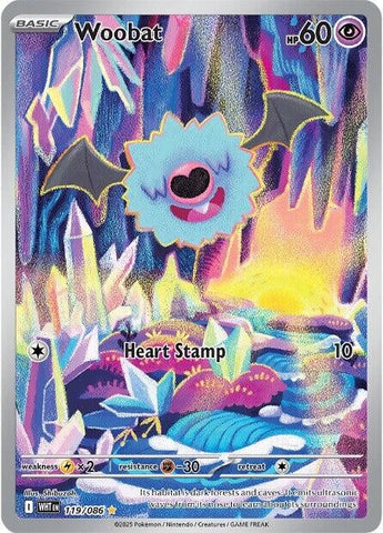 Image for Woobat (119/086) (SV: White Flare) - Pokemon