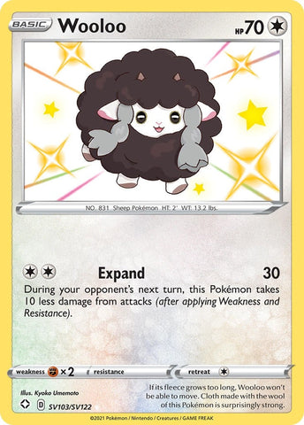 Image for Wooloo (SV103/SV122) (Shining Fates: Shiny Vault) - Pokemon