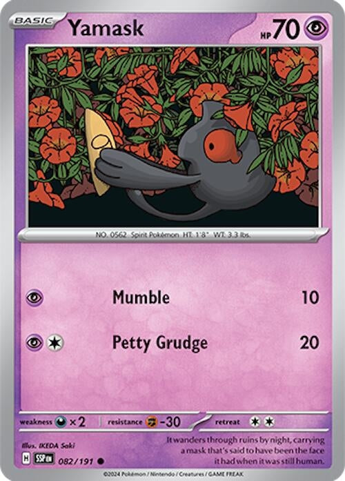 Image for Yamask (082/191) (SV08: Surging Sparks) - Pokemon