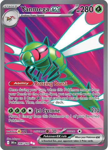 Image for Yanmega ex (206/182) (SV10: Destined Rivals) - Pokemon