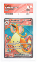 CHARIZARD EX - SECRET RARE - 151 - ACE 9 ACE Grading