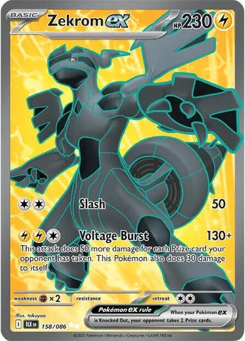 Image for Zekrom ex (158/086) (SV: Black Bolt) - Pokemon
