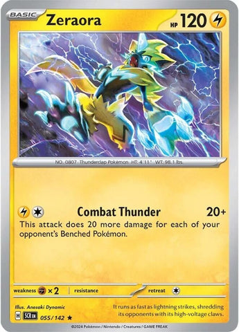 Image for Zeraora (055/142) (SV07: Stellar Crown) - Pokemon