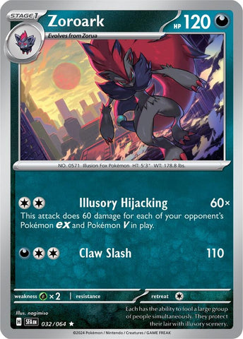 Image for Zoroark (032/064) (SV: Shrouded Fable) - Pokemon
