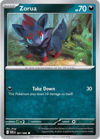 Image for Zorua (061/086) (SV: White Flare) - Pokemon
