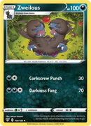Image for Zweilous (109/189) (SWSH03: Darkness Ablaze) - Pokemon