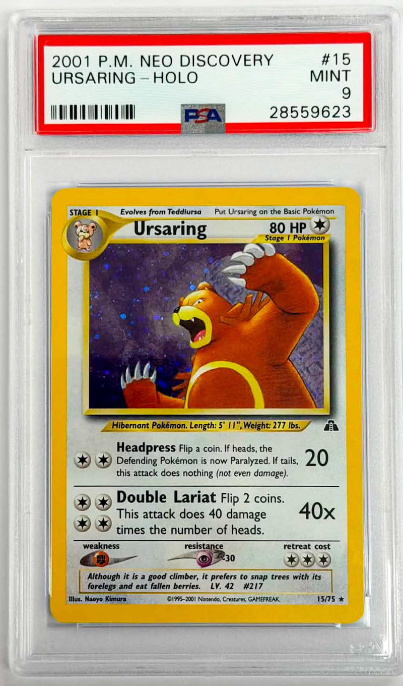 URSARING - HOLO - NEO DISCOVERY - PSA 9
