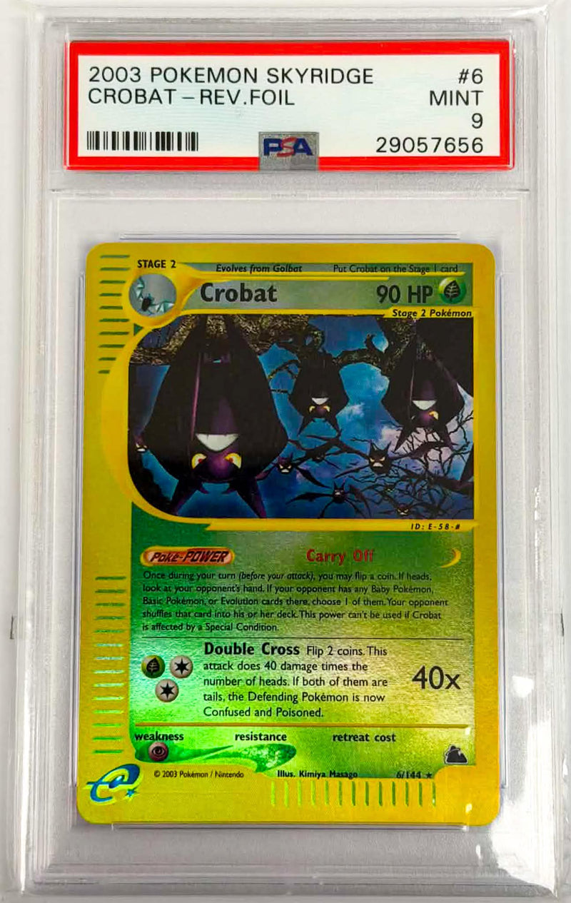 CROBAT - REV.FOIL - SKYRIDGE - PSA 9