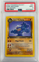 DARK MACHAMP - 1ST EDITION - ROCKET - PSA 9