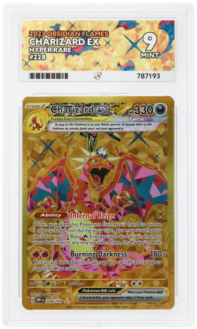 Charizard ex - Obsidian Falmes - Hyper Rare - ACE 9 ACE Grading